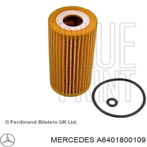 A6401800109 Mercedes Filtro de óleo