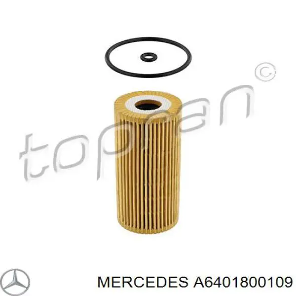 Filtro de óleo Mercedes A6401800109 preço, a partir de 6,83 USD
