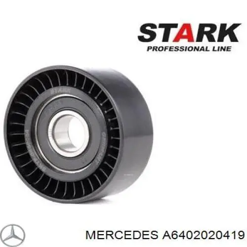 A6402020419 Mercedes Rolo parasita da correia de transmissão
