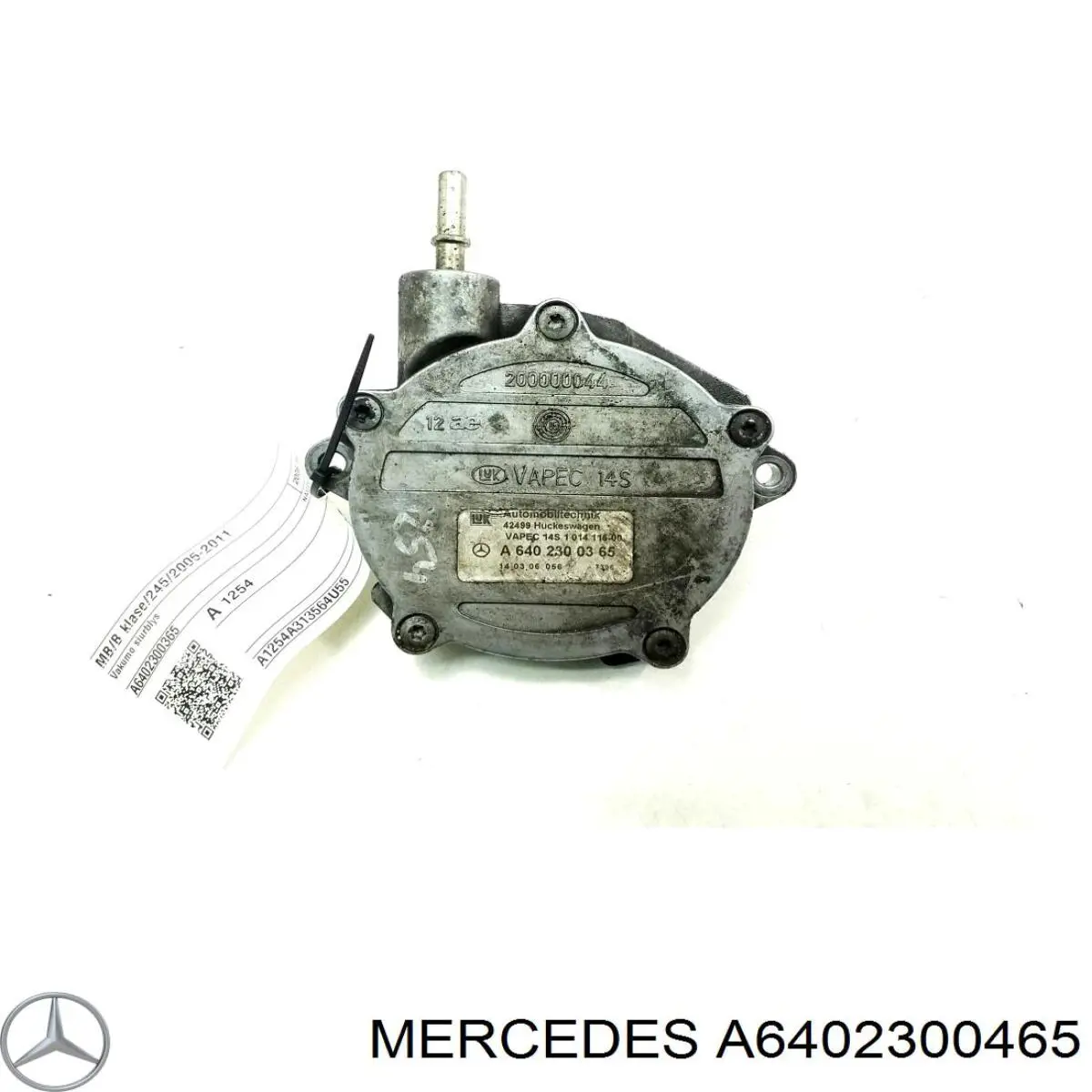 A6402300465 Mercedes Bomba a vácuo