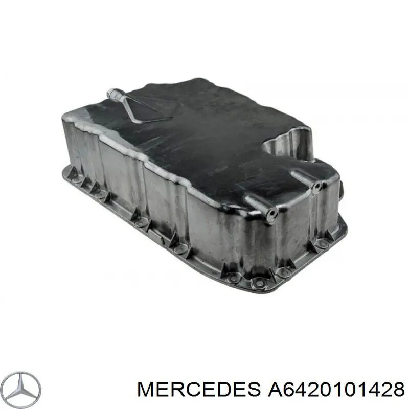 A6420101428 Mercedes Panela de óleo de cárter do motor, parte inferior
