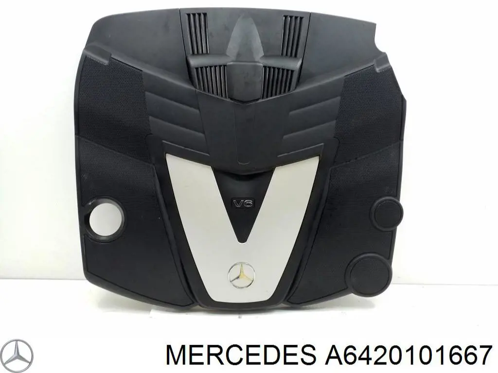 A6420101667 Mercedes Tampa de motor decorativa
