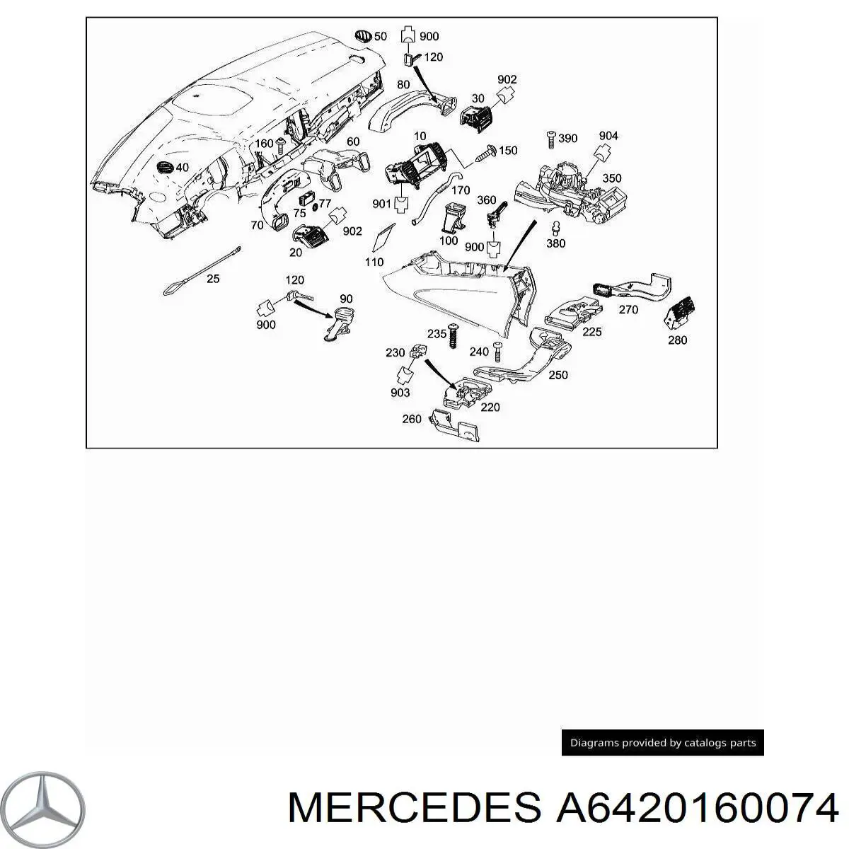  Mercedes A6420160074 preço, a partir de 2,28 USD