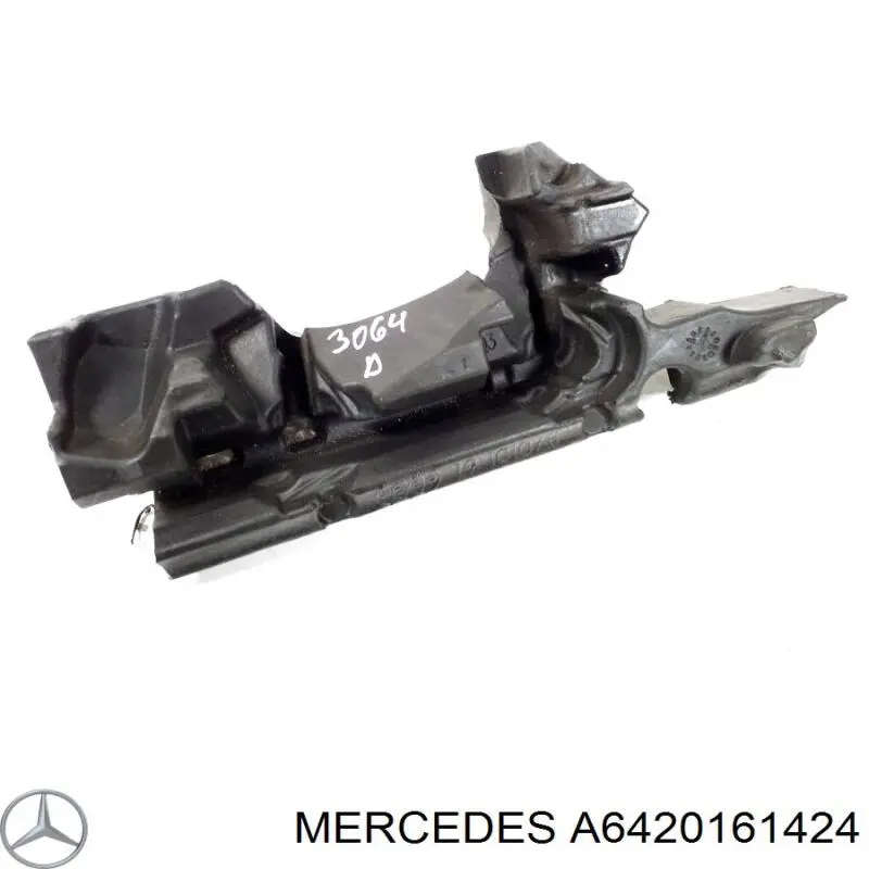 A6420161424 Mercedes Tampa de motor decorativa