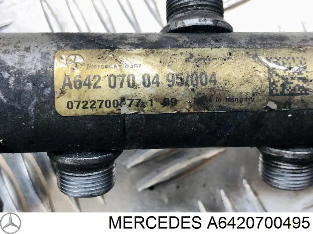 A6420700495 Mercedes Distribuidor de combustível (rampa) esquerdo