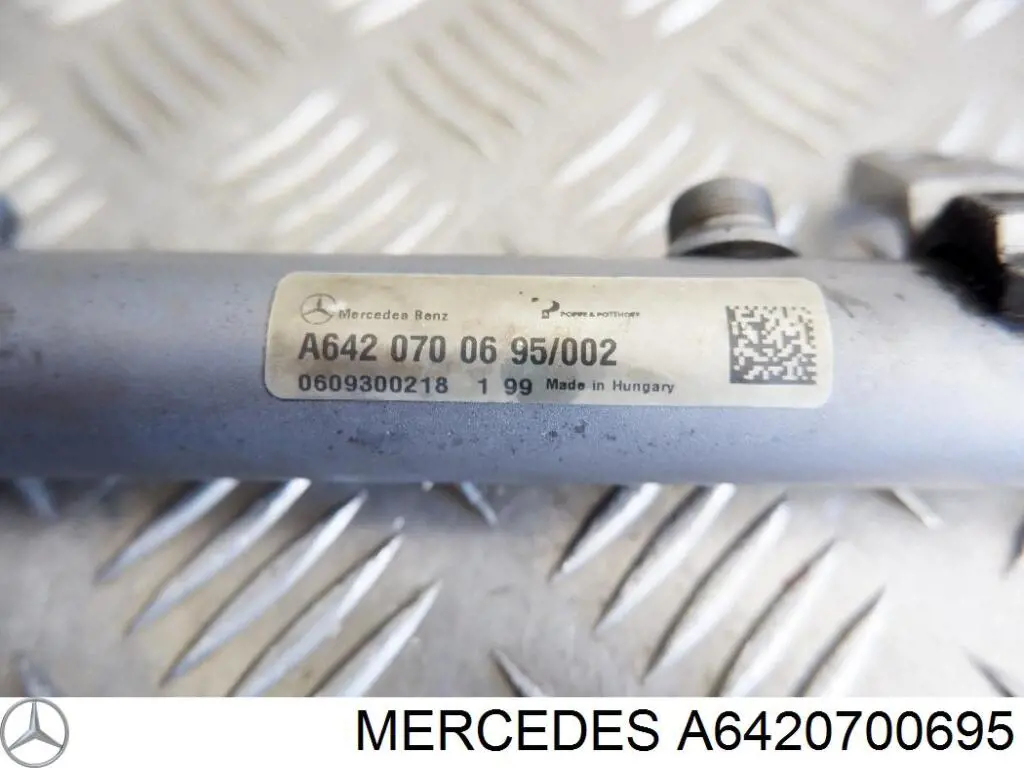 A6420700695 Mercedes Distribuidor de combustível (rampa) direito