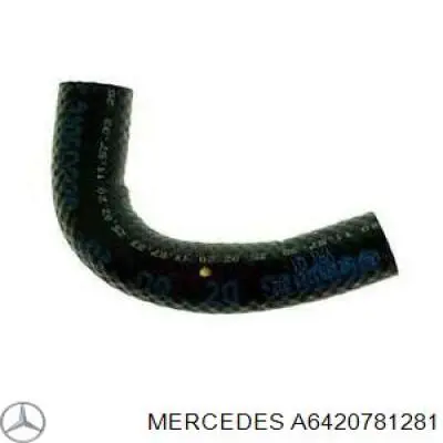 A6420781281 Mercedes Tubo de combustível inverso desde o filtro até o tanque