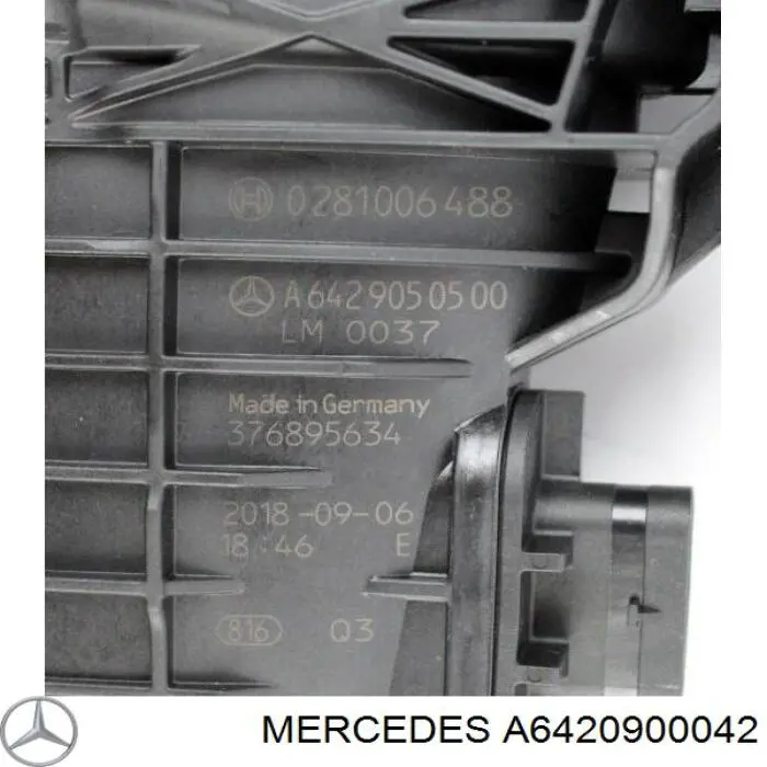 19621001 Vika Sensor de fluxo (consumo) de ar, medidor de consumo M.A.F. - (Mass Airflow)
