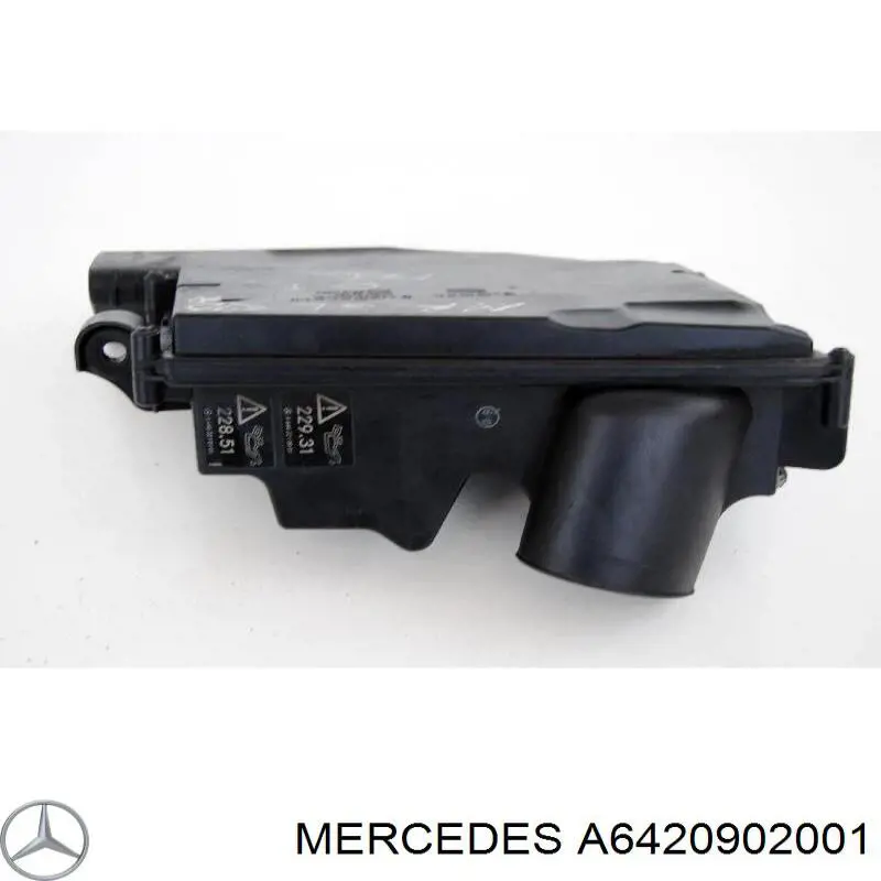 A6420902001 Mercedes Caixa de filtro de ar direito