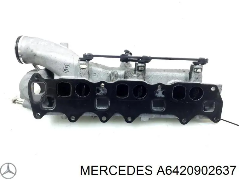 Tubo coletor direito de admissão VAG 6420907737