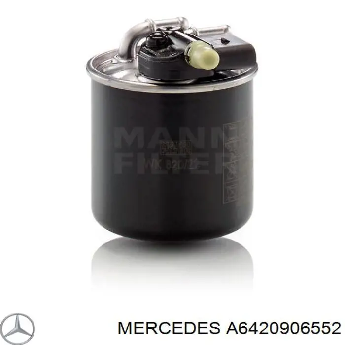 Filtro de combustível Mercedes A6420906552 preço, a partir de 73,92 USD