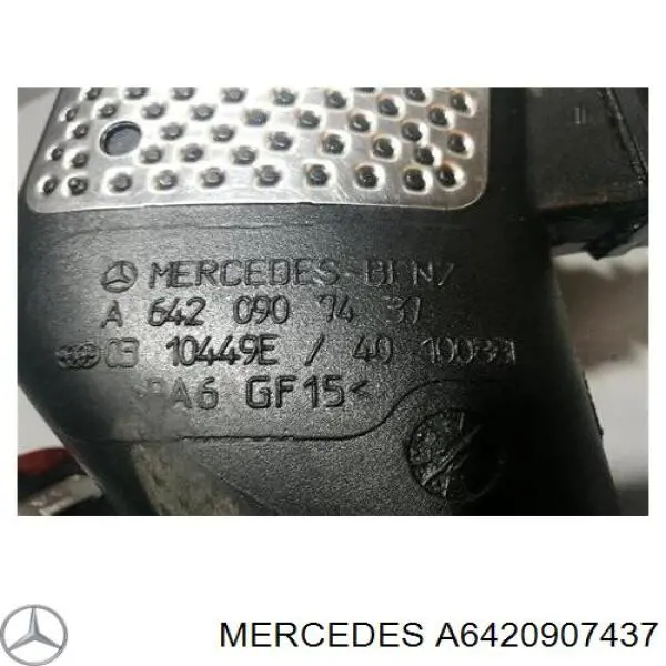 Compre A6420907437 Mercedes Sensor de fluxo (consumo) de ar, medidor de consumo M.A.F. - (Mass Airflow)