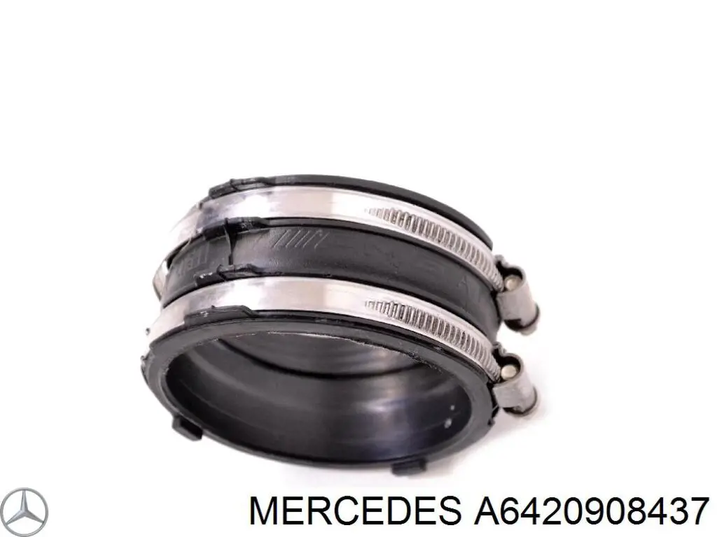 A6420908437 Mercedes Cano derivado de ar, entrada na turbina (supercompressão)