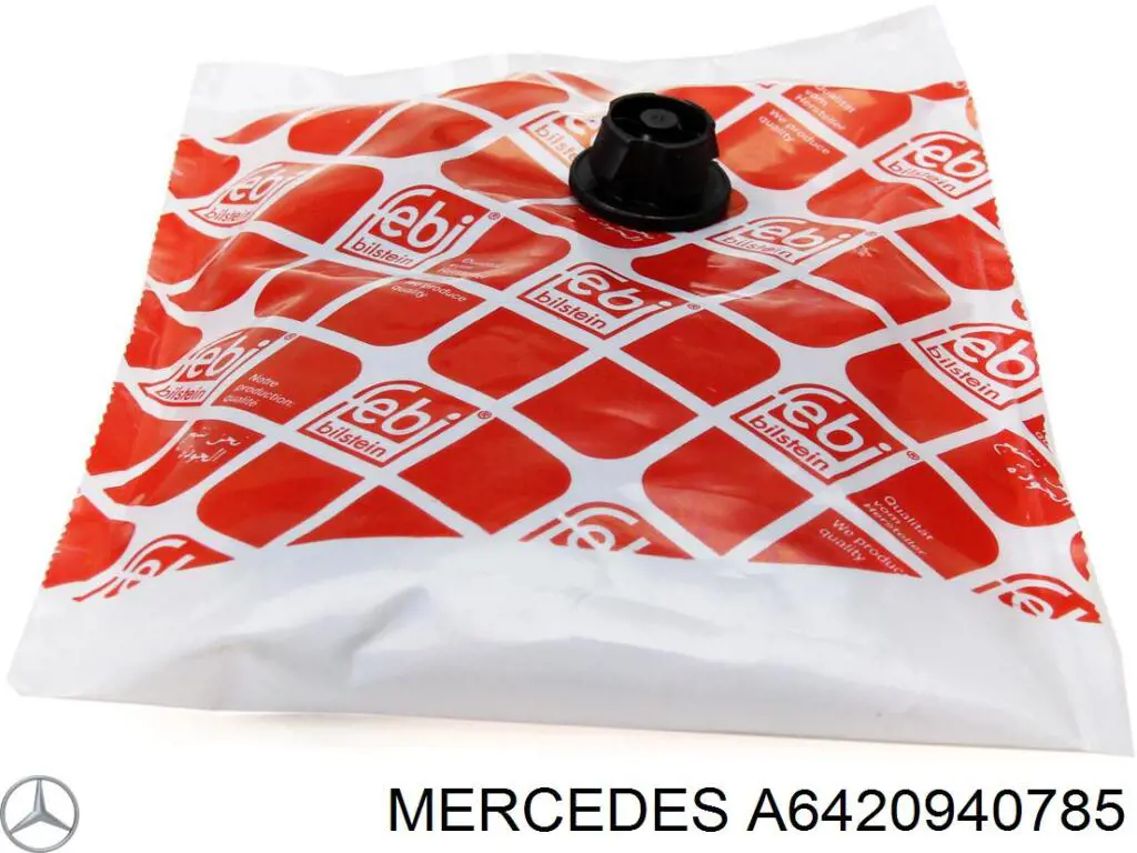 A6420940785 Mercedes Coxim de tampa decorativa de motor