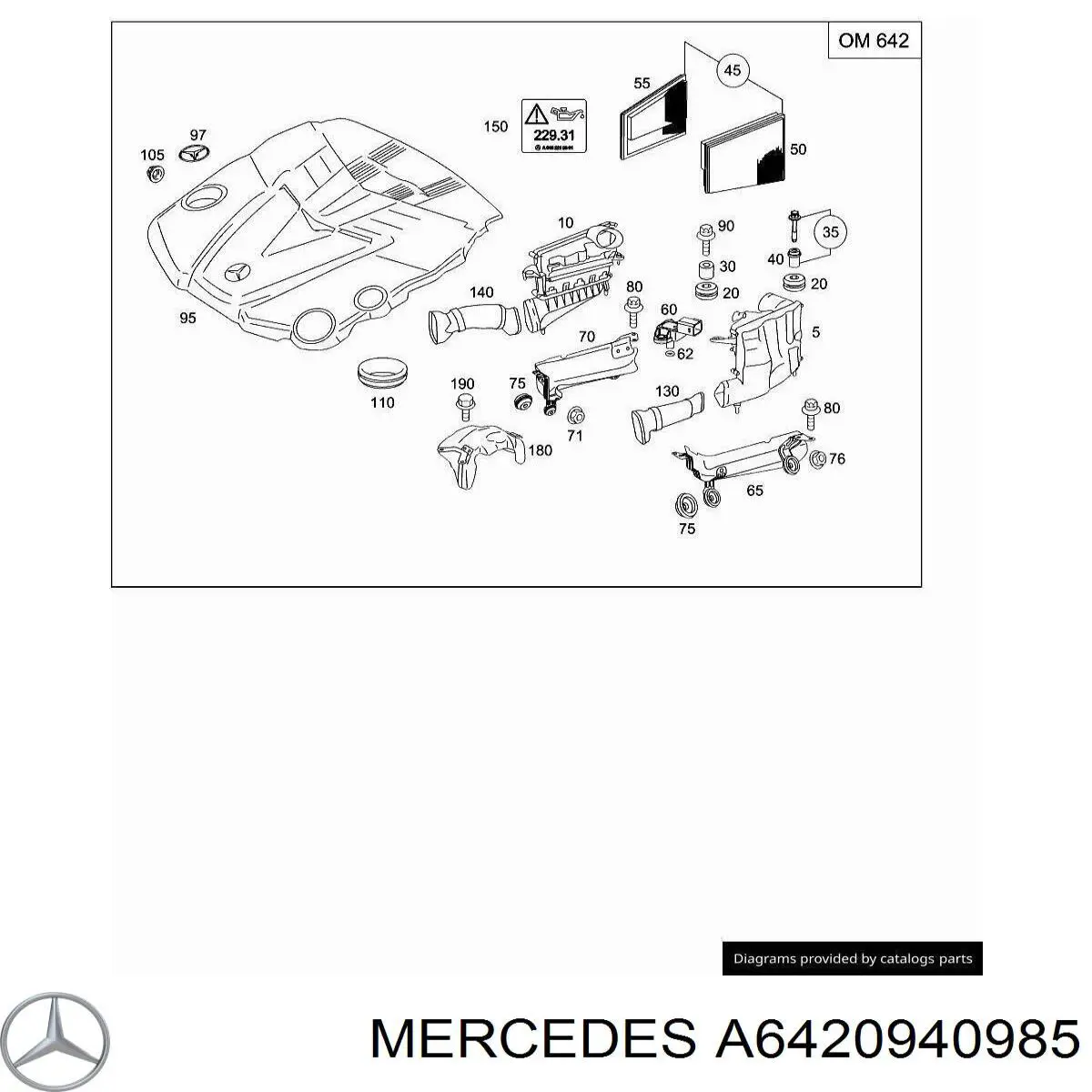  Mercedes A6420940985 preço, a partir de 14,47 USD