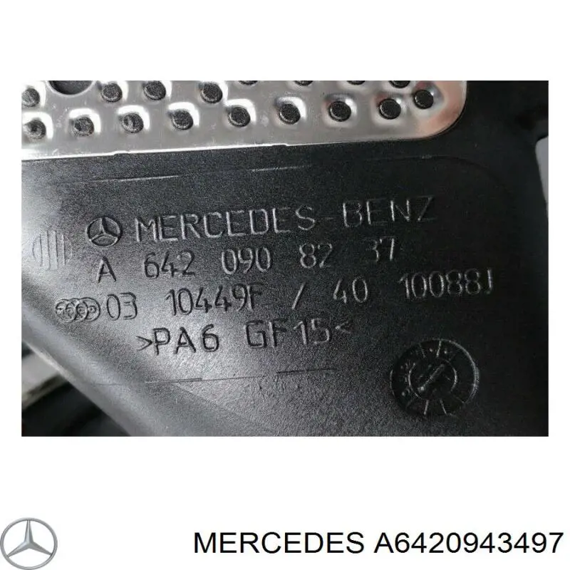 Sensor de fluxo (consumo) de ar, medidor de consumo M.A.F. - (Mass Airflow) Mercedes A6420943497 preço, a partir de 474,75 USD