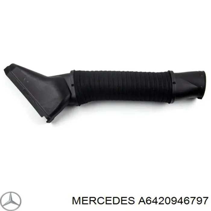 A6420946797 Mercedes Cano derivado de ar, entrada de filtro de ar