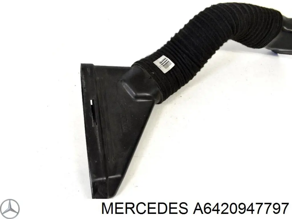 A6420947797 Mercedes Cano derivado de ar, entrada de filtro de ar