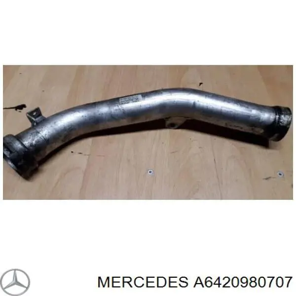 A6420980707 Mercedes Cano derivado de ar, entrada na turbina (supercompressão)