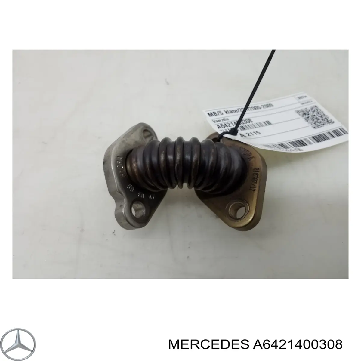 A6421400308 Mercedes Cano derivado do sistema de recirculação dos gases de escape EGR
