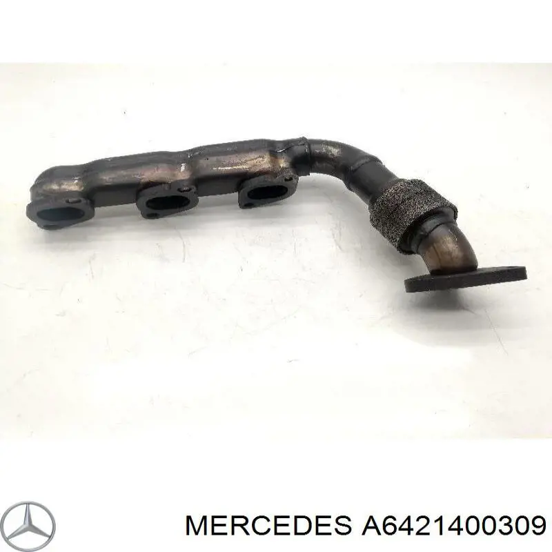 A6421400309 Mercedes Tubo coletor de escape esquerdo