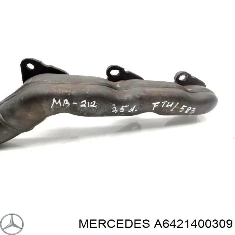 Tubo coletor de escape esquerdo Mercedes A6421400309 preço, a partir de 175,84 USD