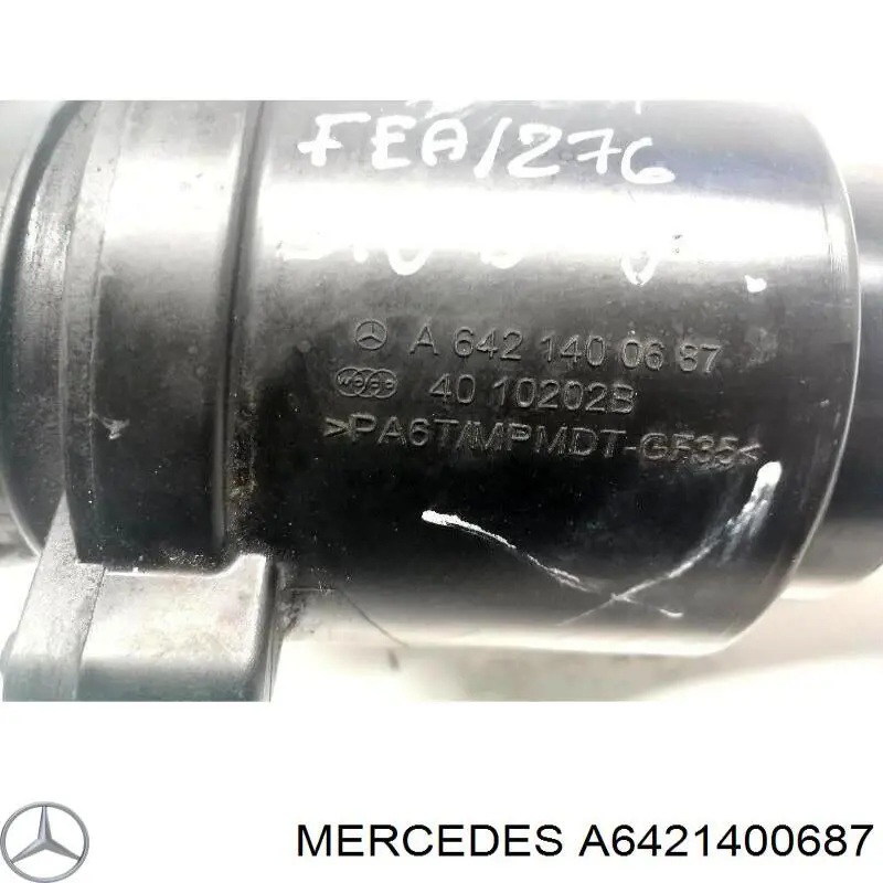 Compre A6421400687 Mercedes Cano derivado de ar, saída de turbina (supercompressão)