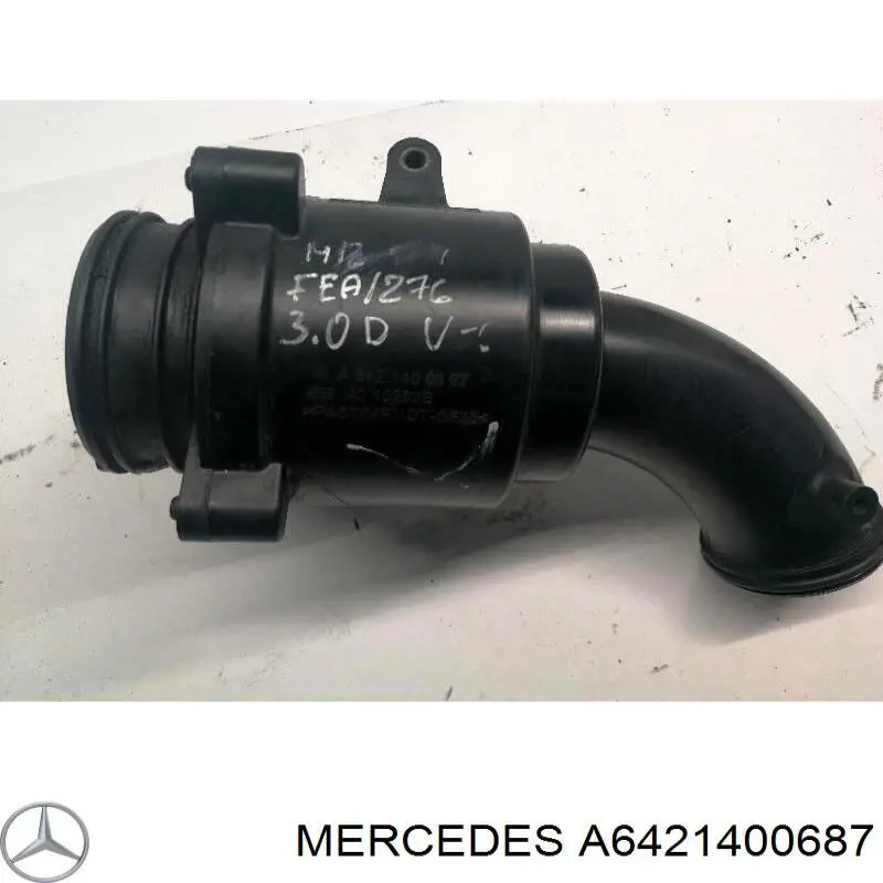 Compre A6421400687 Mercedes Cano derivado de ar, saída de turbina (supercompressão)