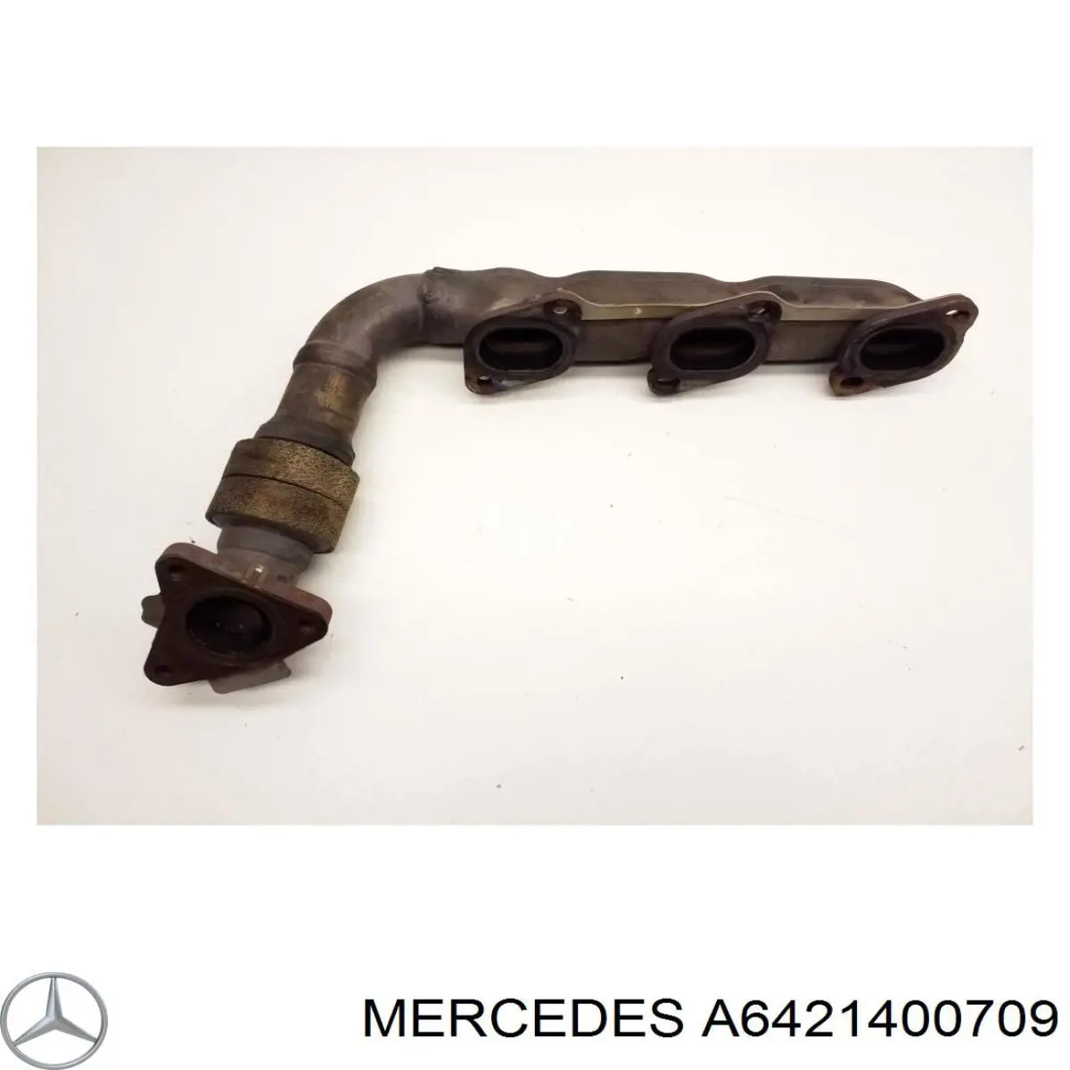 A6421400709 Mercedes Tubo coletor de escape esquerdo