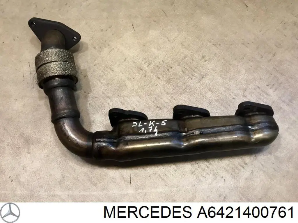 Tubo coletor de escape esquerdo Mercedes A6421400761 preço, a partir de 136,78 USD