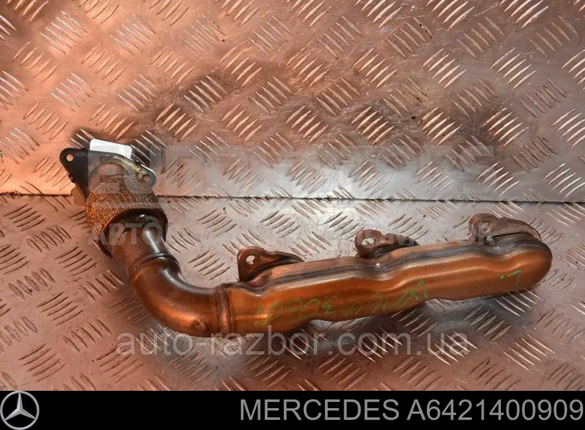 A6421400909 Mercedes Tubo coletor de escape esquerdo