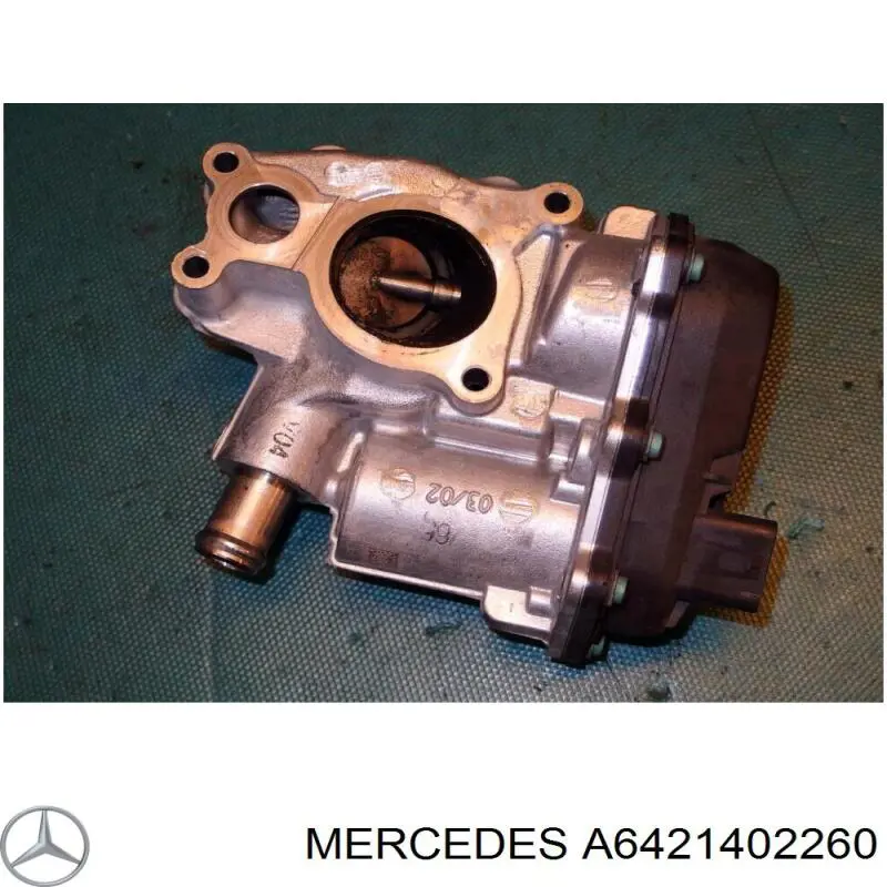 A6421402260 Mercedes Válvula EGR de recirculação dos gases