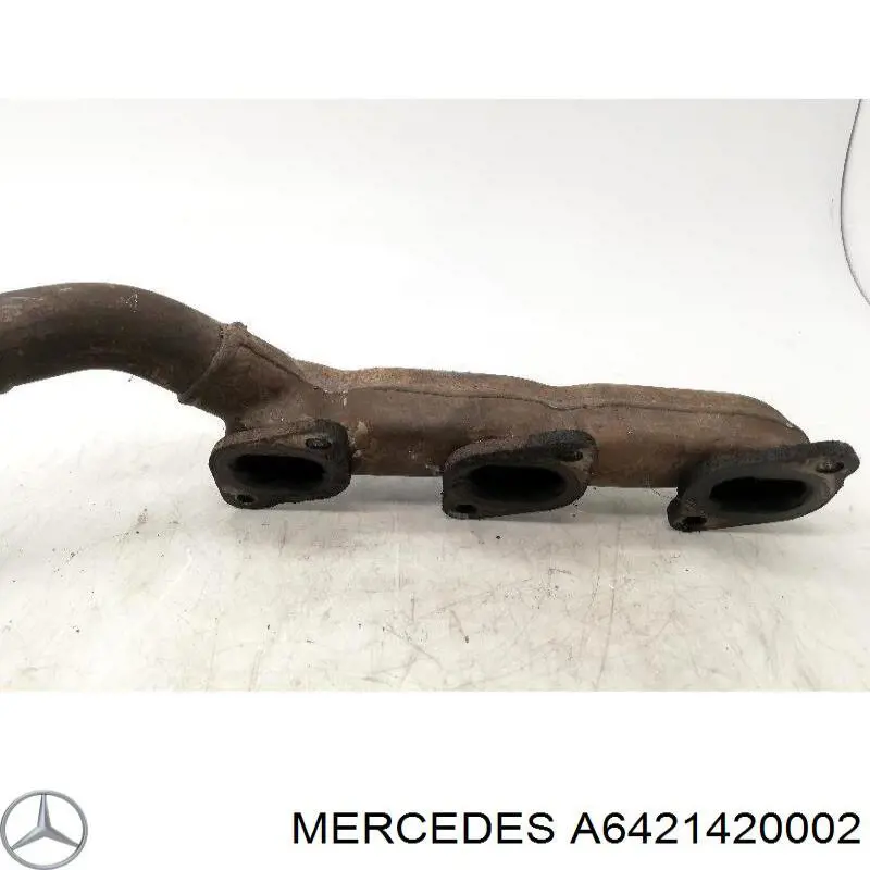 A6421420002 Mercedes Tubo coletor de escape direito