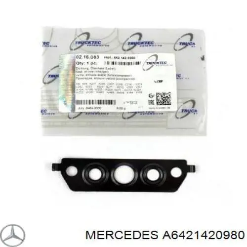 A6421420980 Mercedes Vedante do compressor