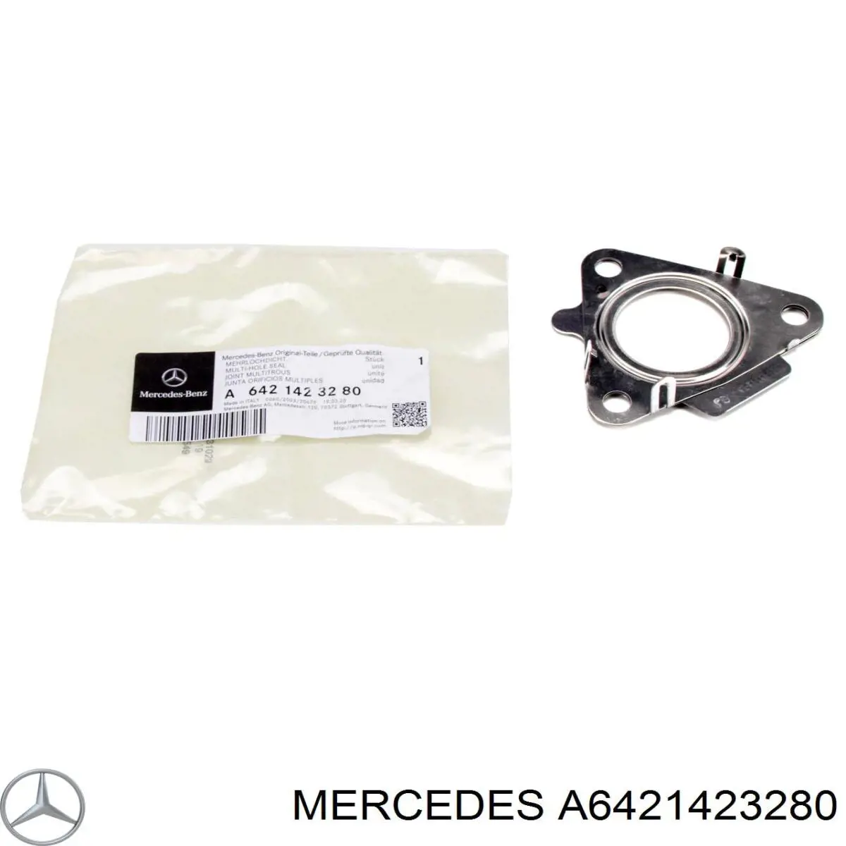 A6421423280 Mercedes Vedante de turbina dos gases de escape, escape