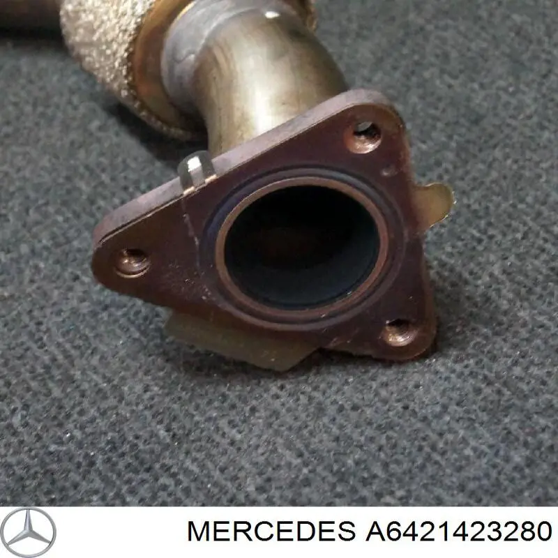 A6421423280 Mercedes Vedante de turbina dos gases de escape, escape
