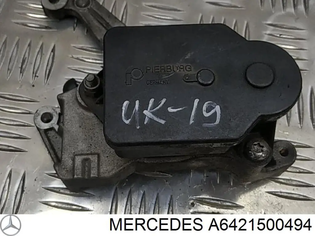 A6421500494 Mercedes Válvula (atuador) de acionamento das comportas de tubo coletor de admissão