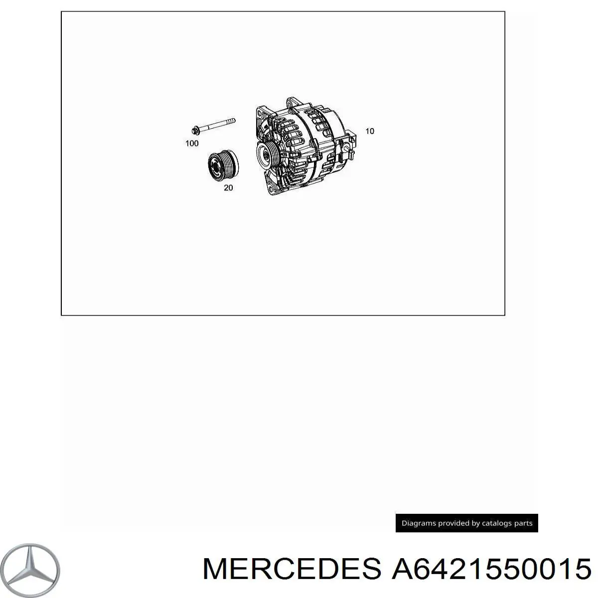 Polia do gerador Mercedes A6421550015 preço, a partir de 13,15 USD