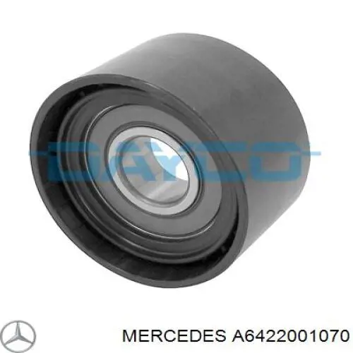 A6422001070 Mercedes Rolo parasita da correia de transmissão