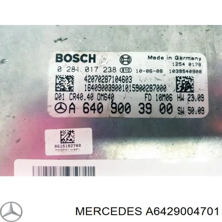 A6429004701 Mercedes Sensor de radar de distância