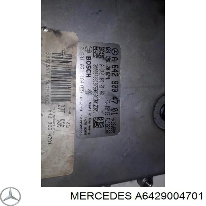 Sensor de radar de distância Mercedes A6429004701 preço, a partir de 528,71 USD
