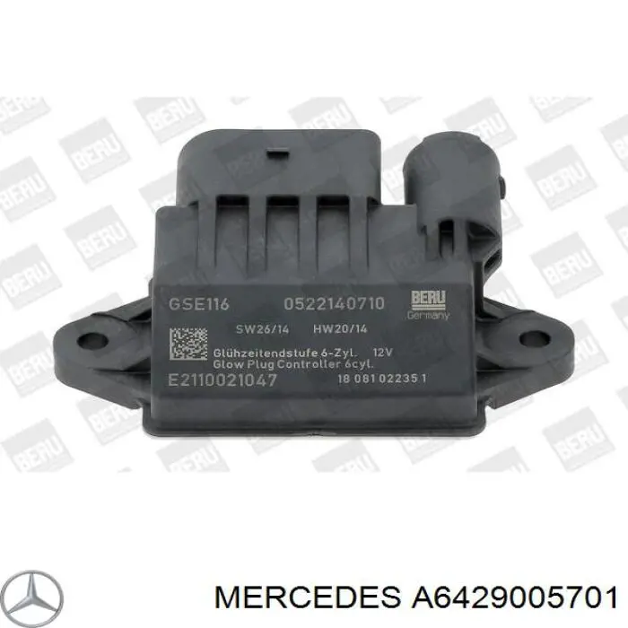 Compre A6429005701 Mercedes Relê das velas de incandescência