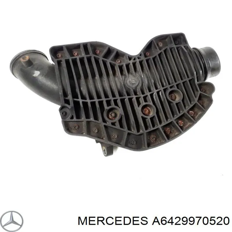 A6429970520 Mercedes Cano derivado de ar, saída de turbina (supercompressão)