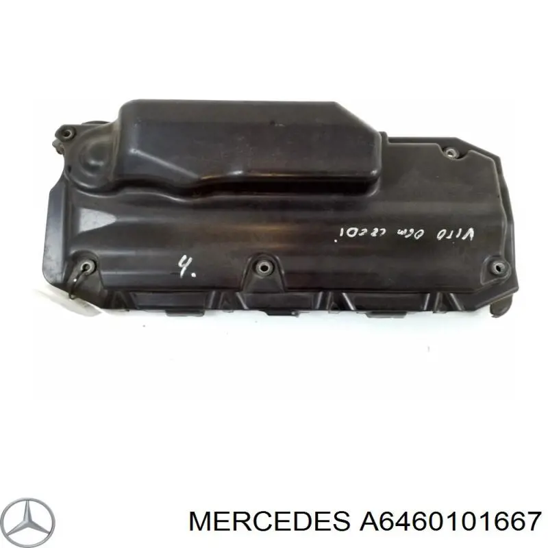 A6460101667 Mercedes Tampa de motor decorativa
