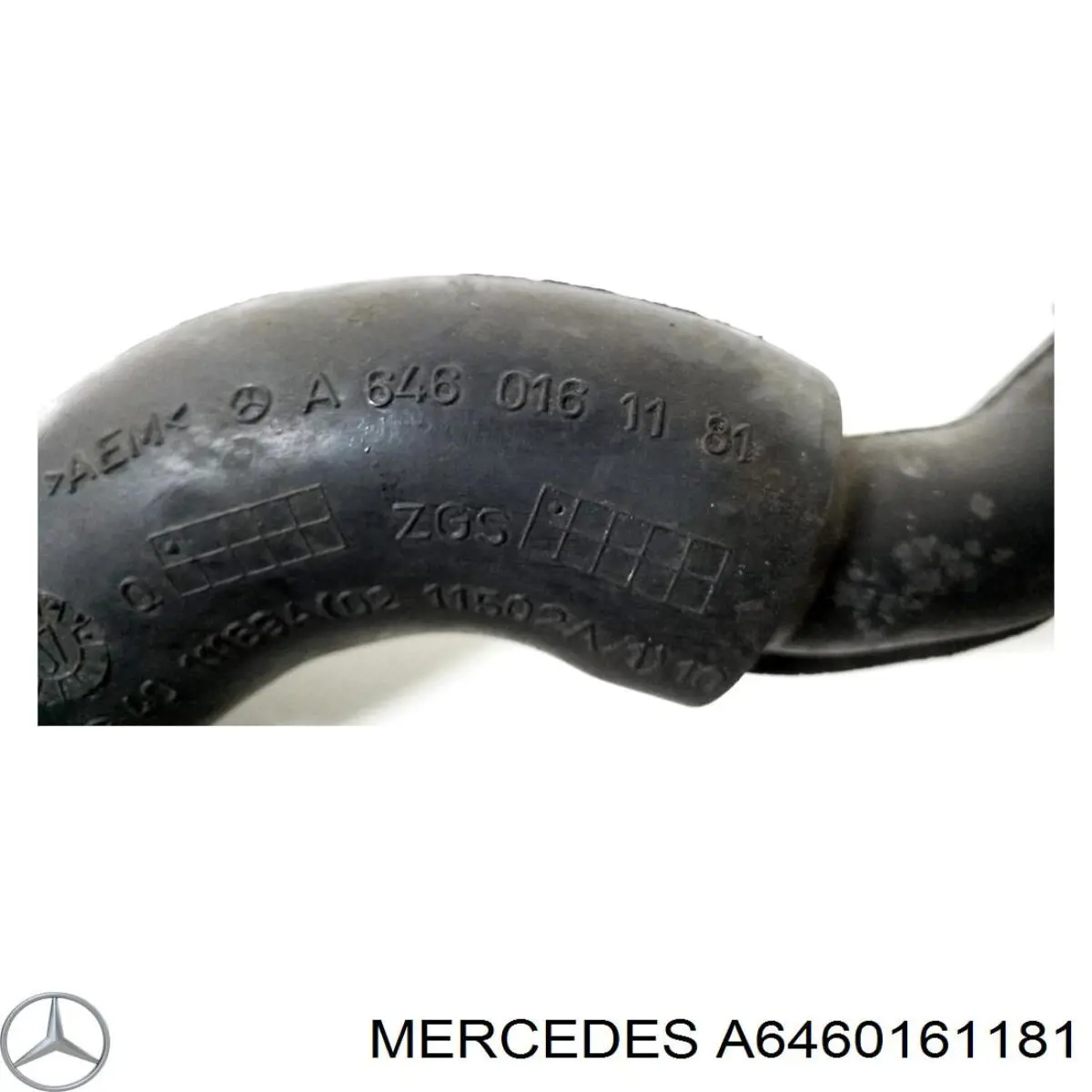 A6460161181 Mercedes Cano derivado de ventilação de cárter (de separador de óleo)