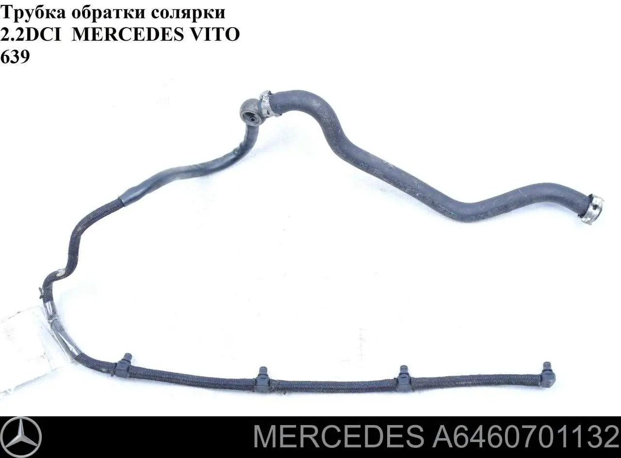 Compre A6460701132 Mercedes Tubo de combustível, inverso desde os injetores