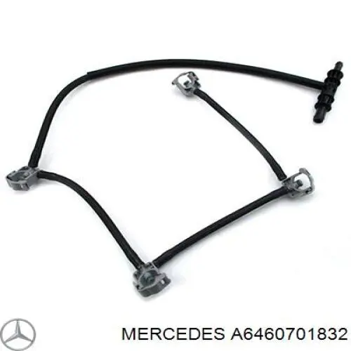 Tubo de combustível, inverso desde os injetores Mercedes A6460701832 preço, a partir de 50,05 USD