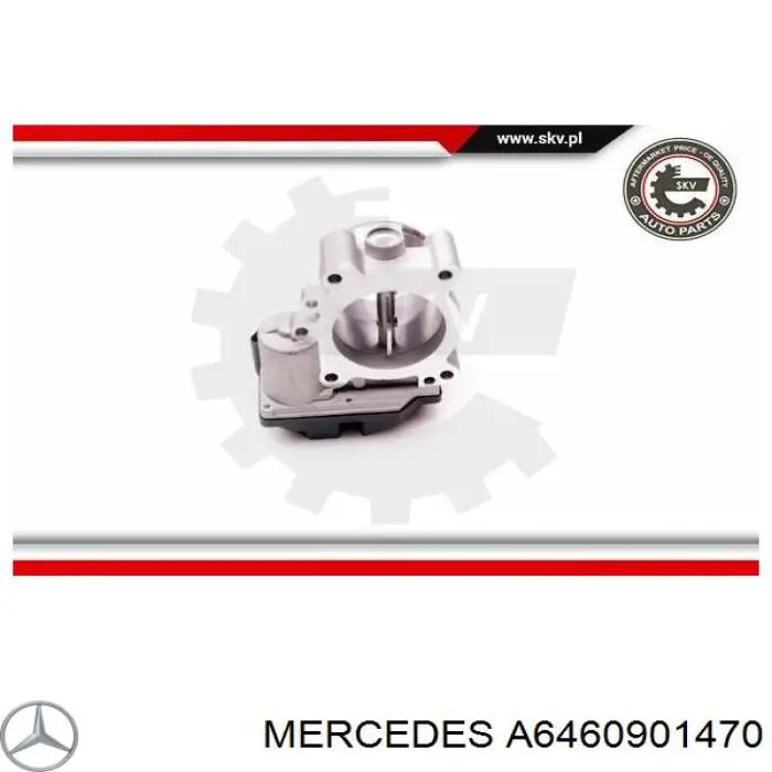 Válvula de borboleta montada Mercedes A6460901470 preço, a partir de 97,21 USD