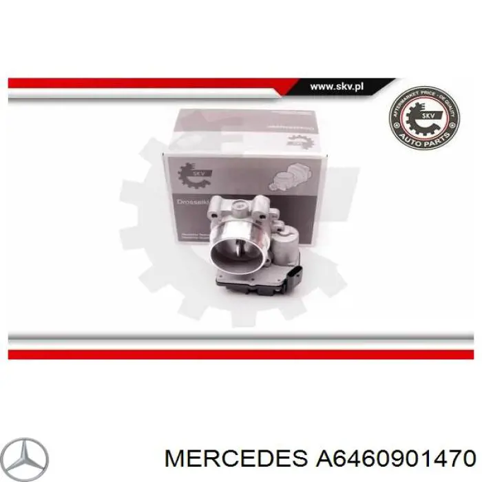 Compre A6460901470 Mercedes Válvula de borboleta montada