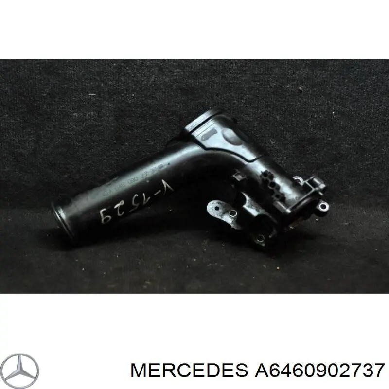 A6460902737 Mercedes Cano derivado de ar, da válvula de borboleta
